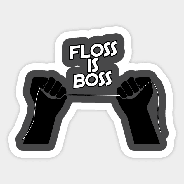 Floss is Boss Sticker by FlyNebula